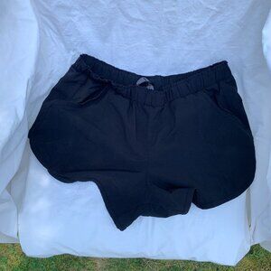 RBX Active Women's Bungee Waist Lined Running Shorts with Inner Brief